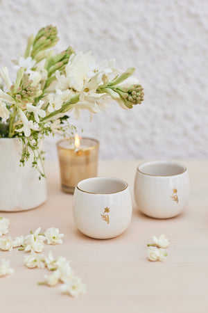 Gulab Kulhars (White)