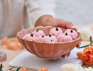 Mogra bowl large (pink)
